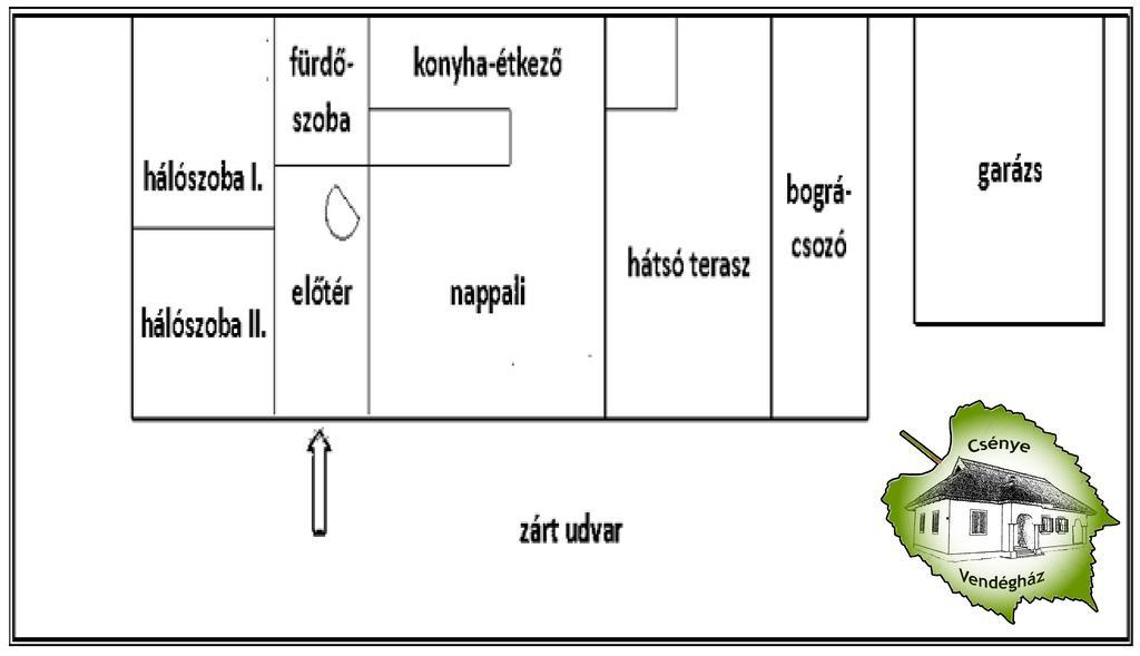 Csenye Vendeghaz Ξενοδοχείο Εξωτερικό φωτογραφία